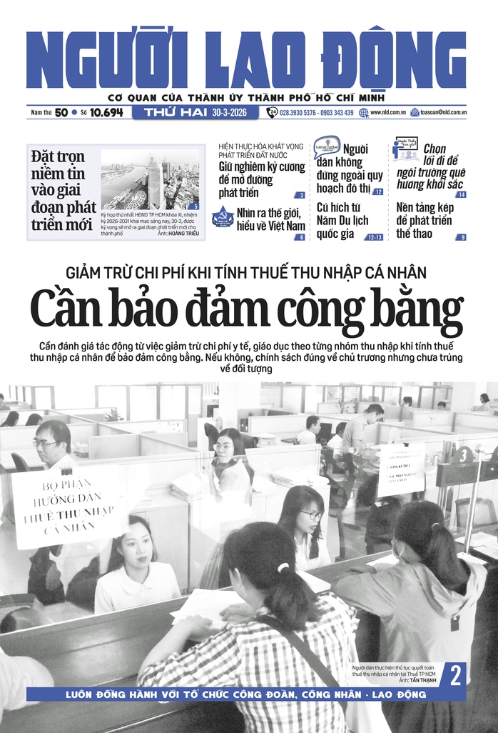 B&aacute;o in Người Lao Động 30-3: Mặt trận mới trong chiến sự Trung Đ&ocirc;ng - Ảnh 1.