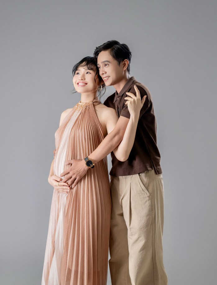 Diễn viên Lê Lộc mang thai con đầu lòng - Ảnh 1.