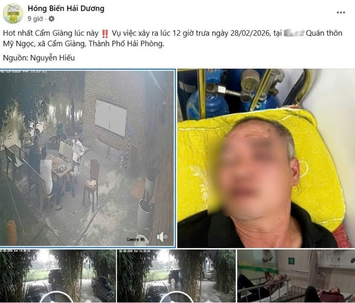 Mời rượu kh&aacute;ch, vọe chồng chủ qu&aacute;n bị đ&aacute;nh bầm dập - Ảnh 1.