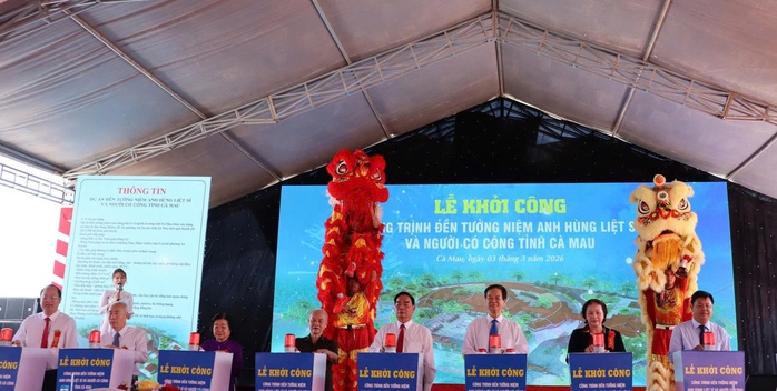 Nguyên Thủ tướng Nguyễn Tấn Dũng dự khởi công công trình có ý nghĩa quan trọng ở Cà Mau - Ảnh 5.