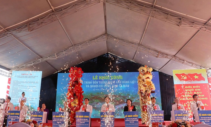 Nguyên Thủ tướng Nguyễn Tấn Dũng dự khởi công công trình có ý nghĩa quan trọng ở Cà Mau - Ảnh 6.