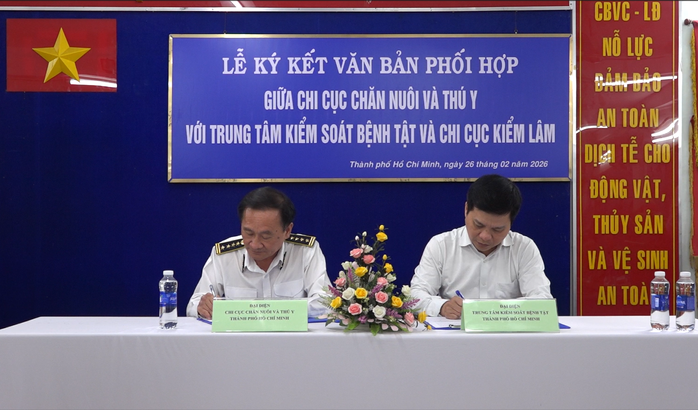 HCDC v&agrave; Th&uacute; y TPHCM tăng cường phối hợp dữ liệu ph&ograve;ng bệnh l&acirc;y từ động vật - Ảnh 1.