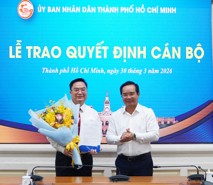 &Ocirc;ng Ho&agrave;ng Vũ Thảnh l&agrave;m Gi&aacute;m đốc Sở T&agrave;i ch&iacute;nh TPHCM - Ảnh 1.