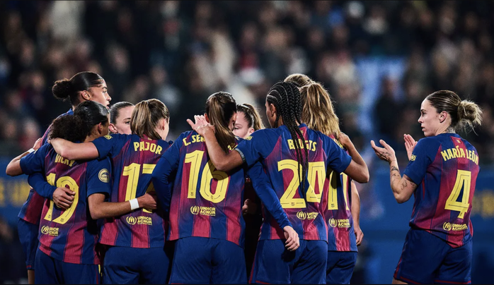 Barcelona đ&egrave; bẹp Real Madrid trận "si&ecirc;u kinh điển", tiến s&aacute;t ng&ocirc;i v&ocirc; địch nữ Liga - Ảnh 5.