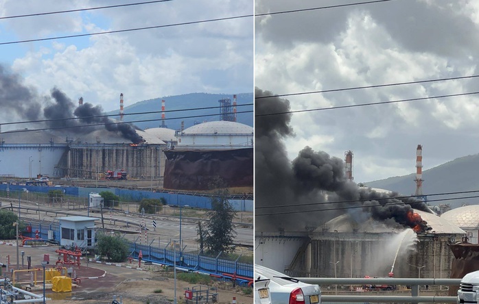 Chiến sự Trung Đ&ocirc;ng ng&agrave;y 30-3: Iran tấn c&ocirc;ng c&aacute;c trạm radar Mỹ, nh&agrave; m&aacute;y lọc dầu Haifa bị ch&aacute;y - Ảnh 1.
