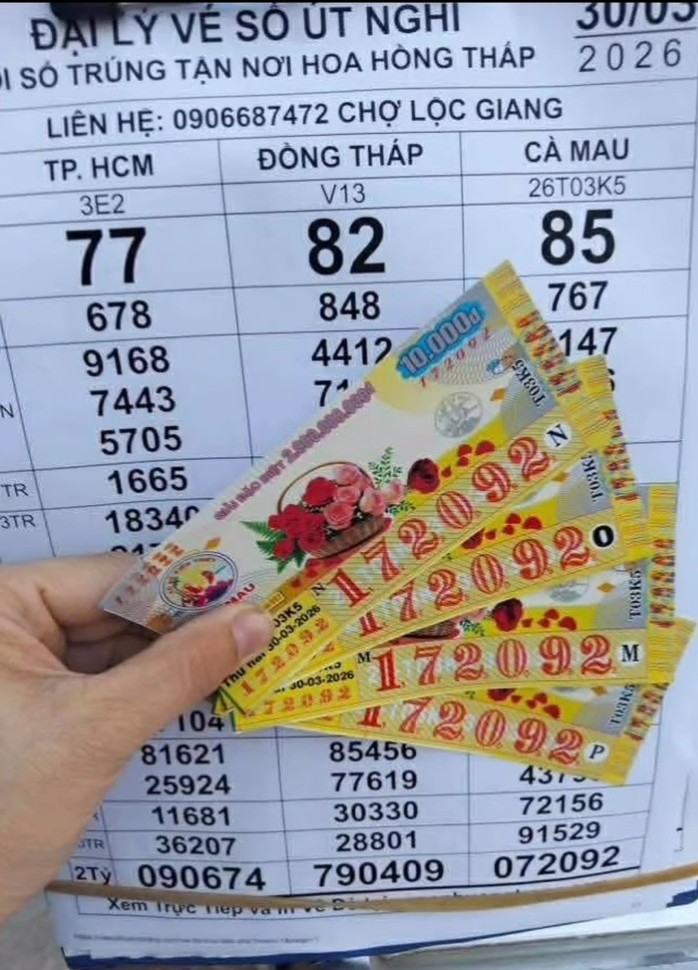 Xổ số miền Nam 31 - 3: Nhiều người trúng thưởng tại Tây Ninh và Đồng Nai - Ảnh 3. Xổ số miền Nam 31 - 3: Nhiều người trúng thưởng tại Tây Ninh và Đồng Nai - Ảnh 3.