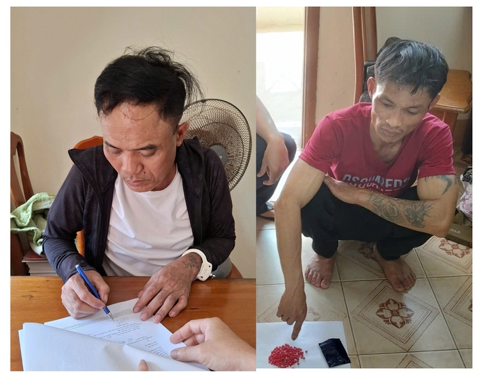 Hai người đ&agrave;n &ocirc;ng Bị bắt v&igrave; t&agrave;ng trữ ma t&uacute;y ở Quảng Trị năm 2026 - Ảnh 1.