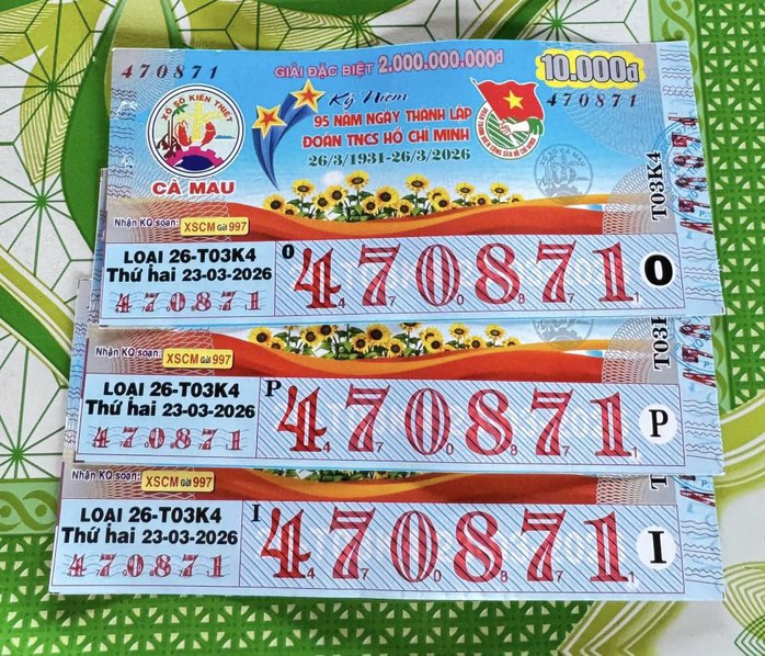 H&agrave;nh động lạ của người đ&agrave;n &ocirc;ng tr&uacute;ng giải độc đắc xổ số miền Nam 2026 - Ảnh 1.