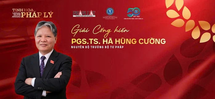 4 "cây đại thụ" được vinh danh tại giải thưởng Tinh hoa Pháp lý 2026 là ai? - Ảnh 3.