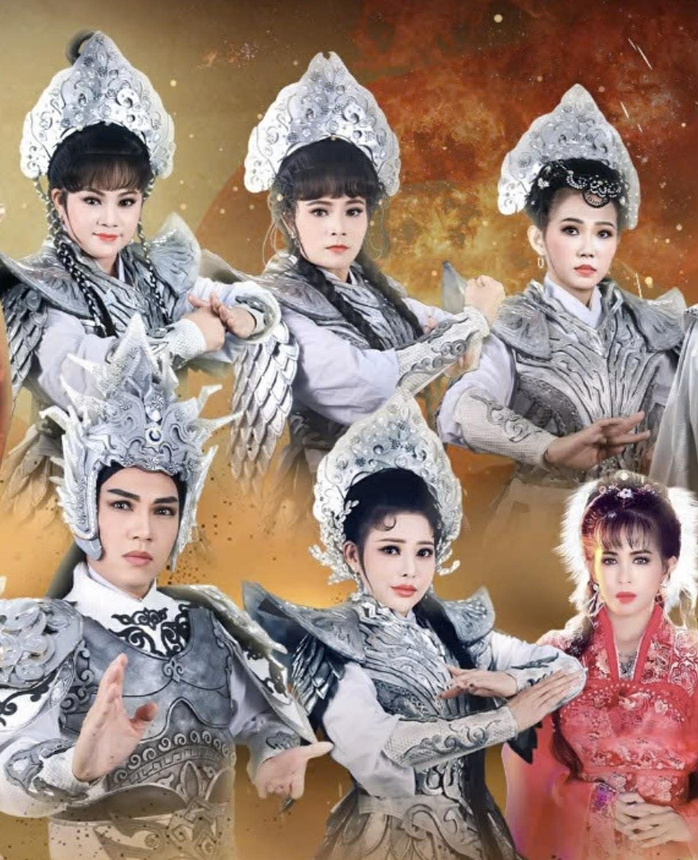 Minh Tâm, Tài Lương hội ngộ với Chí Linh, Vân Hà trong vở "Trung liệt Dương Gia Tướng" - Ảnh 3.