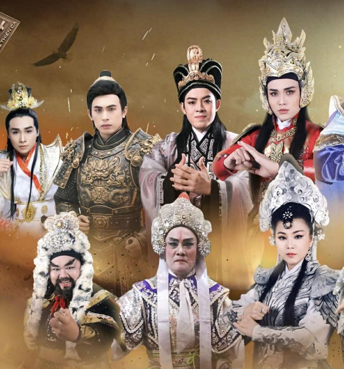 Minh Tâm, Tài Lương hội ngộ với Chí Linh, Vân Hà trong vở "Trung liệt Dương Gia Tướng" - Ảnh 4.