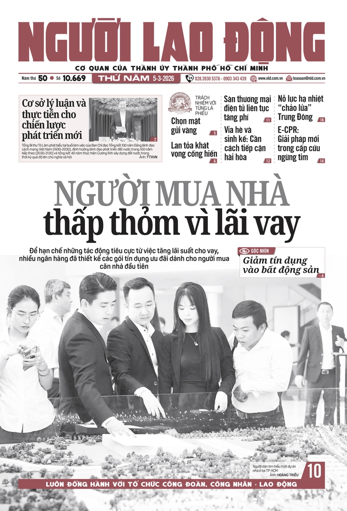 B&aacute;o in ng&agrave;y 5-3: Người mua nh&agrave; thấp thỏm v&igrave; l&atilde;i vay - Ảnh 1.