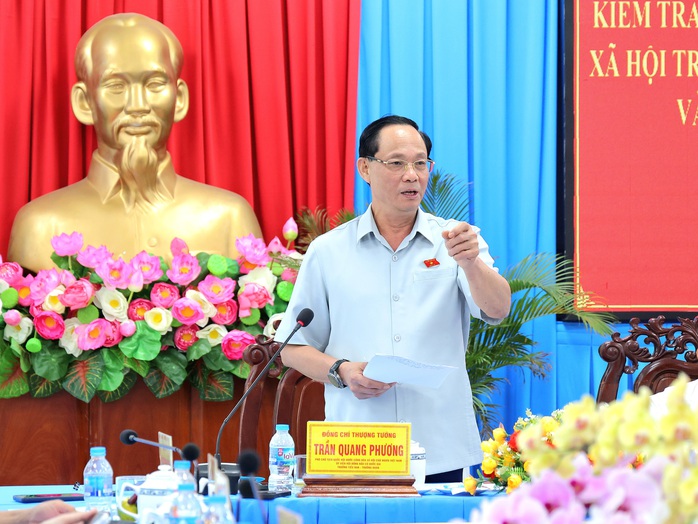 Ph&oacute; Chủ tịch Quốc hội Trần Quang Phương kiểm tra c&ocirc;ng t&aacute;c bầu cử tại Cần Thơ 2026 - Ảnh 1.
