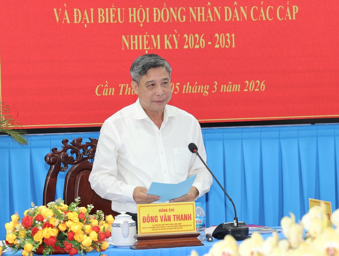 Ph&oacute; Chủ tịch Quốc hội Trần Quang Phương kiểm tra c&ocirc;ng t&aacute;c bầu cử tại Cần Thơ 2026 - Ảnh 2.