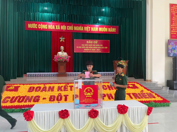 Kh&aacute;nh H&ograve;a: Bầu cử sớm ở Lữ đo&agrave;n đặc c&ocirc;ng nước 5 - Ảnh 3.