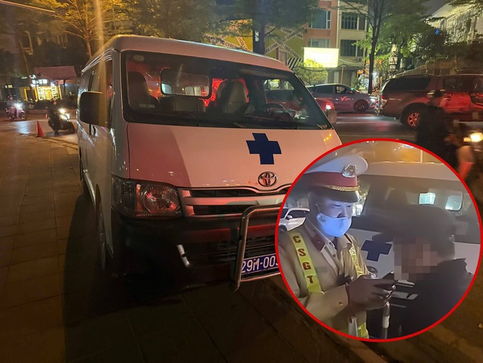 T&agrave;i xế xe biển xanh vi phạm nồng độ cồn trong đ&ecirc;m 8-3 - Ảnh 1.