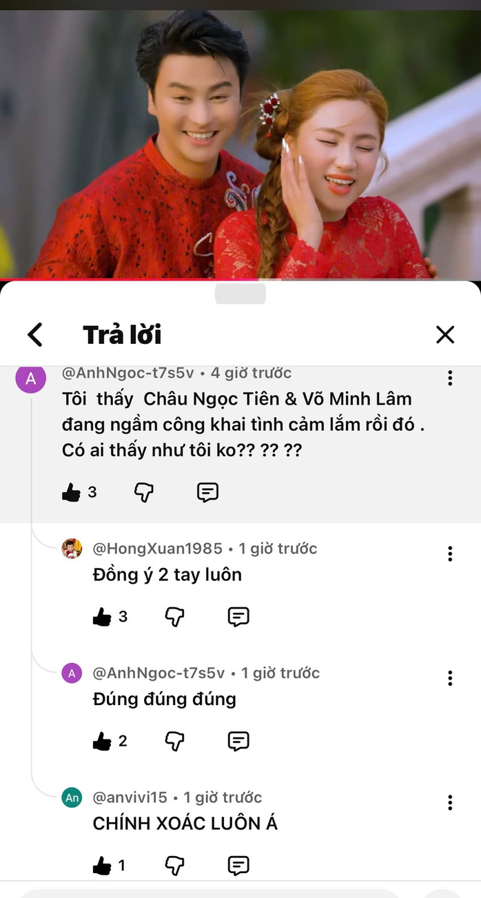 Châu Ngọc Tiên được tích cực "đẩy thuyền" cùng NSƯT Võ Minh Lâm - Ảnh 6.