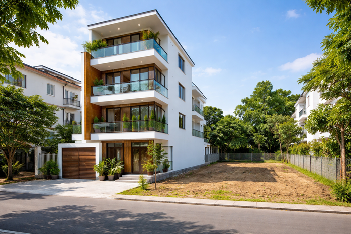 Chủ căn nh&agrave; 4 tầng x&acirc;y nhầm tr&ecirc;n đất người kh&aacute;c ở TPHCM, thi h&agrave;nh &aacute;n ra sao? - Ảnh 1.