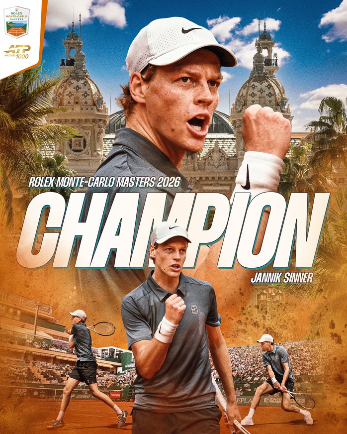 Sinner hạ Alcaraz, "giật" top 1 v&agrave; th&agrave;nh người thứ 2 trong lịch sử c&oacute; kỷ lục kh&ocirc;ng tưởng - Ảnh 1.