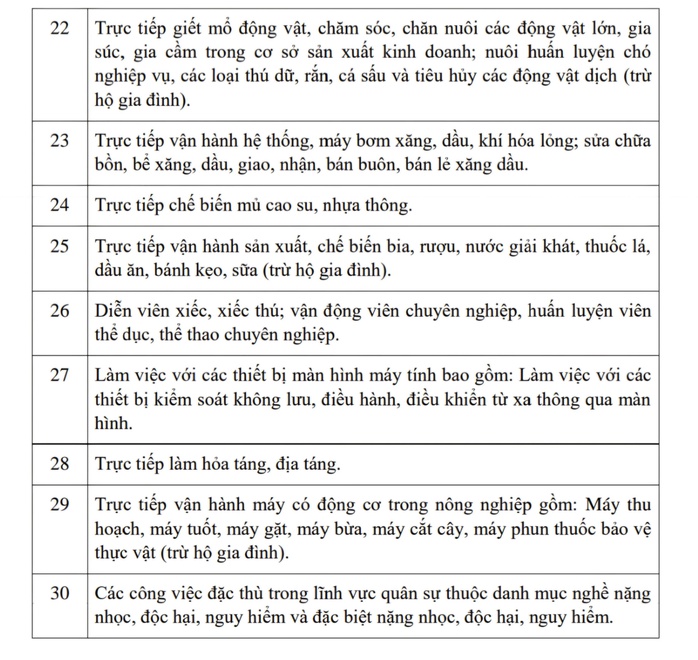 Những công việc nào được đề xuất bổ sung vào danh mục có yêu cầu nghiêm ngặt về an toàn lao động? - Ảnh 4.