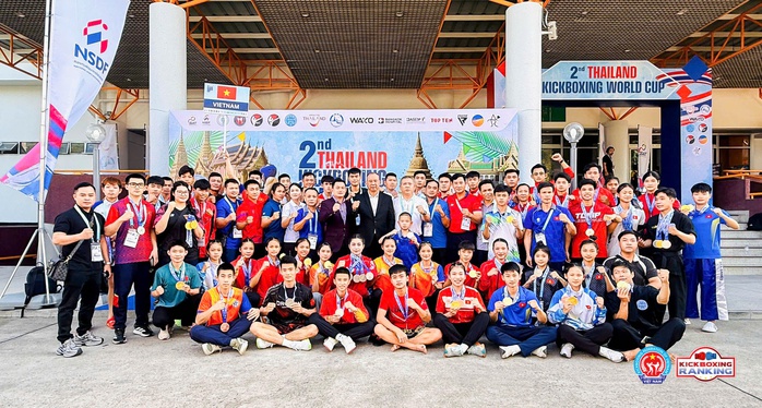 V&otilde; sĩ TP HCM bảo vệ th&agrave;nh c&ocirc;ng HCV tại Kickboxing World Cup - Ảnh 1.