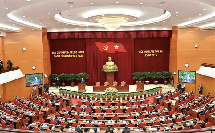 Hội nghị toàn quốc quán triệt, triển khai Nghị quyết Hội nghị Trung ương 2, khóa XIV - Ảnh 1.