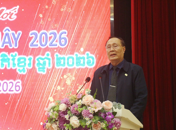 Trường Đại học Cửu Long ch&uacute;c mừng Tết Ch&ocirc;l Chnăm Thm&acirc;y v&agrave; Tết Bun Pi May - Ảnh 2.