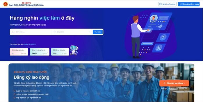 Khai trương S&agrave;n giao dịch việc l&agrave;m quốc gia, kết nối cung - cầu tr&ecirc;n m&ocirc;i trường số - Ảnh 3.