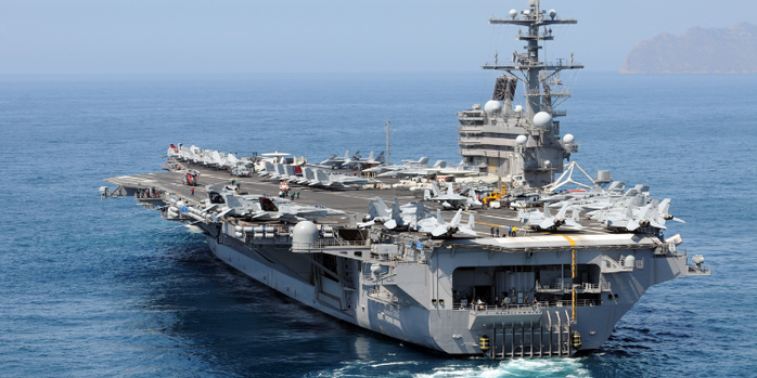 Mỹ đưa si&ecirc;u t&agrave;u s&acirc;n bay thứ 3 v&agrave;o Địa Trung Hải - Ảnh 1.