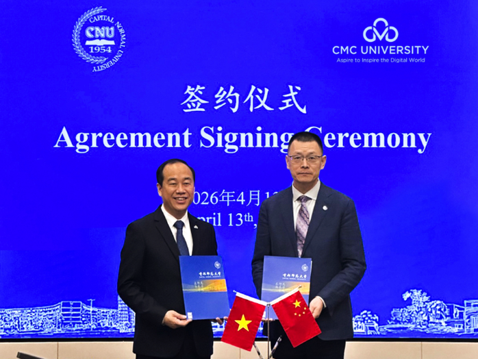 Trường Đại học CMC hợp tác với Đại học Sư phạm Thủ đô, Trung Quốc - Ảnh 1.