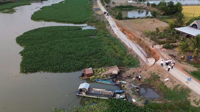 Vụ sạt lở nghiêm trọng ở Tây Ninh: Công trình mới hoàn thành, chưa nghiệm thu - Ảnh 1.