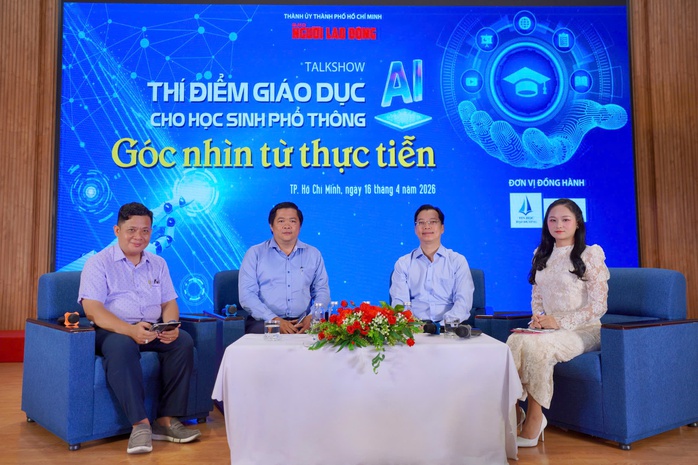 Th&iacute; điểm nội dung gi&aacute;o dục AI cho học sinh phổ th&ocirc;ng: Bước chuẩn bị của TPHCM - Ảnh 1.