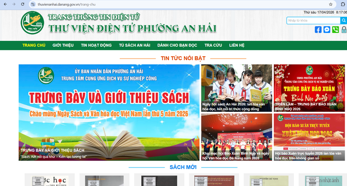 Thư viện điện tử miễn ph&iacute; tại phường An Hải Đ&agrave; Nẵng: Khai mở tri thức cho cộng đồng - Ảnh 1.