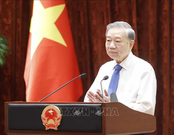 Tổng Bí thư, Chủ tịch nước Tô Lâm tiếp già làng, trưởng bản, nghệ nhân, người có uy tín tiêu biểu - Ảnh 2.