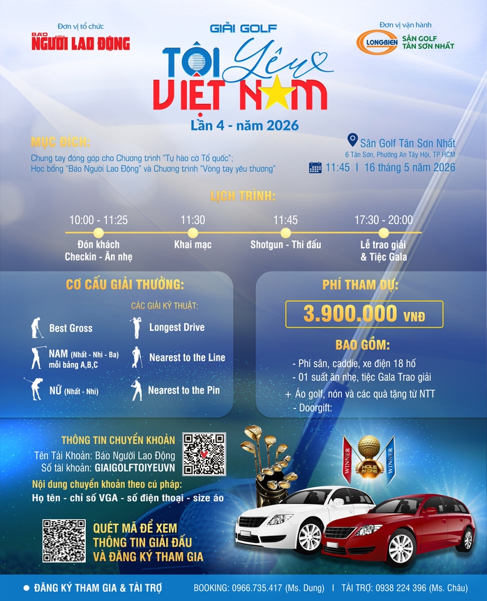 Diễn vi&ecirc;n B&igrave;nh Minh - Đại sứ Giải golf "T&ocirc;i y&ecirc;u Việt Nam" lần 4 - 2026 - Ảnh 3.