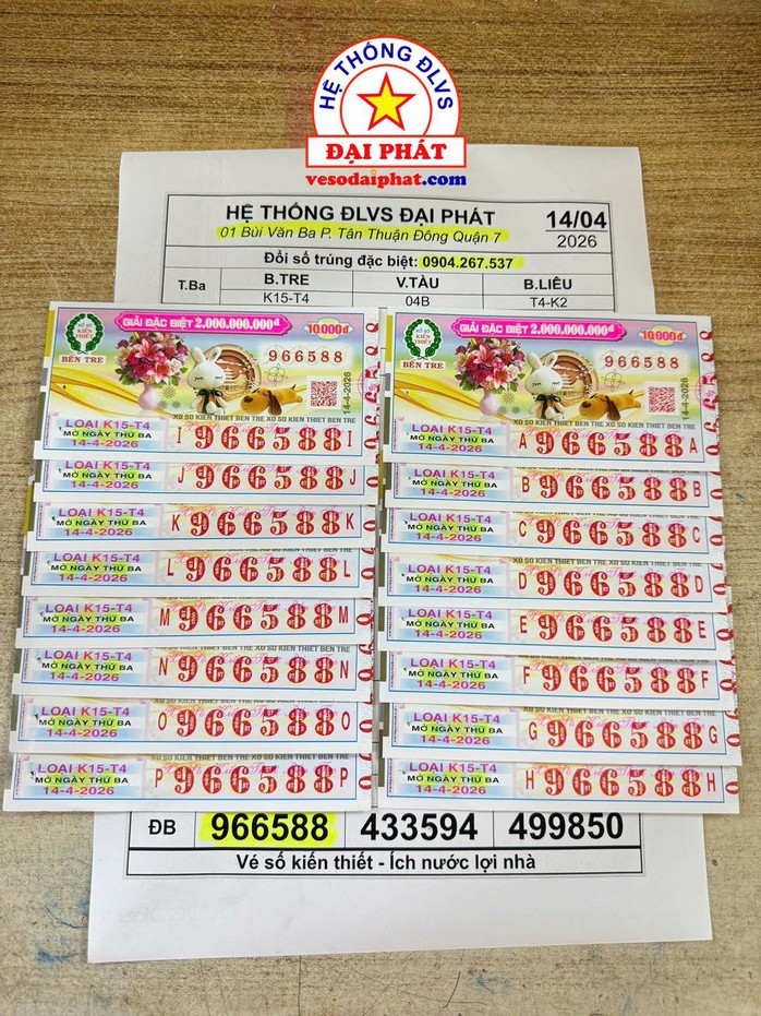 Xổ số miền Nam trưa 18-4, lộ diện kh&aacute;ch h&agrave;ng ở TPHCM tr&uacute;ng độc đắc v&eacute; số B&igrave;nh Dương - Ảnh 3.