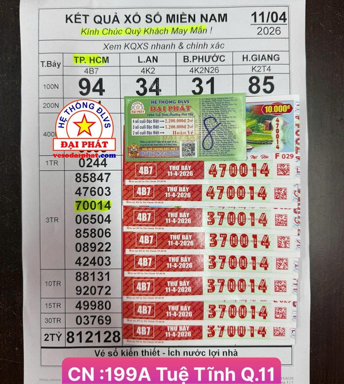 Xổ số miền Nam trưa 18-4, lộ diện kh&aacute;ch h&agrave;ng ở TPHCM tr&uacute;ng độc đắc v&eacute; số B&igrave;nh Dương - Ảnh 5.