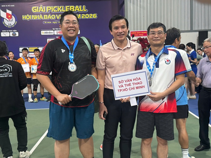 Giải Pickleball Hội Nh&agrave; b&aacute;o Việt Nam 2026: Kết nối đội ngũ l&agrave;m b&aacute;o - Ảnh 2.