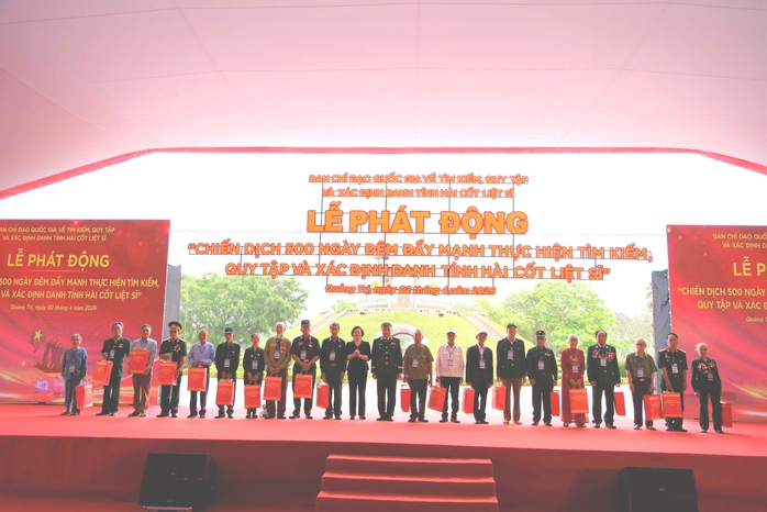 Ph&aacute;t động chiến dịch 500 ng&agrave;y đ&ecirc;m t&igrave;m kiếm h&agrave;i cốt liệt sĩ tại Quảng Trị - Ảnh 2.