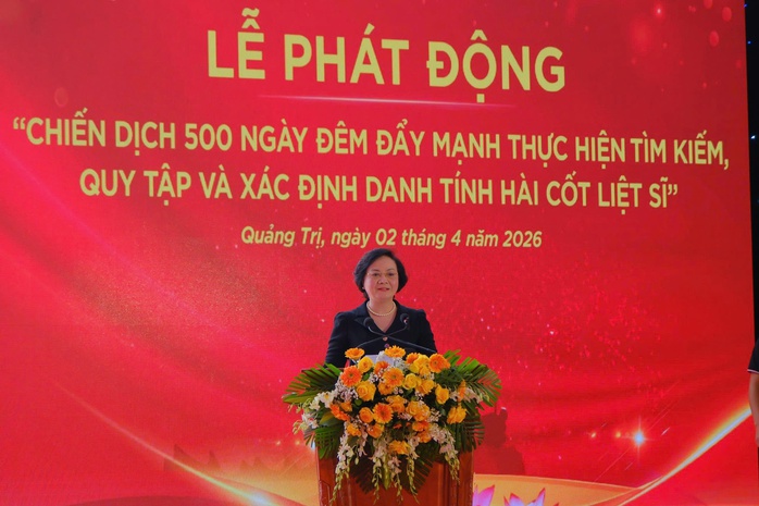 Ph&aacute;t động chiến dịch 500 ng&agrave;y đ&ecirc;m t&igrave;m kiếm h&agrave;i cốt liệt sĩ tại Quảng Trị - Ảnh 1.