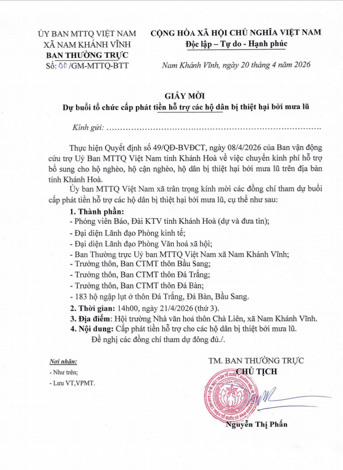 Vụ "băn khoăn chi tiền hỗ trợ": 183 hộ c&ograve;n lại được mời đi nhận tiền - Ảnh 5.