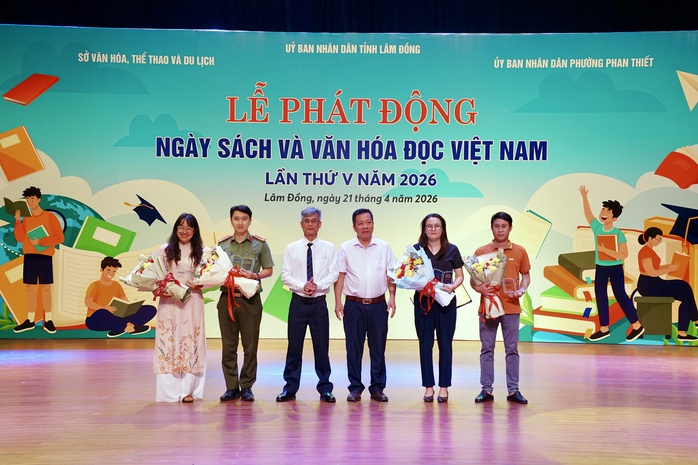 Lan tỏa văn h&oacute;a đọc từ Ng&agrave;y S&aacute;ch Việt Nam tại L&acirc;m Đồng - Ảnh 1.