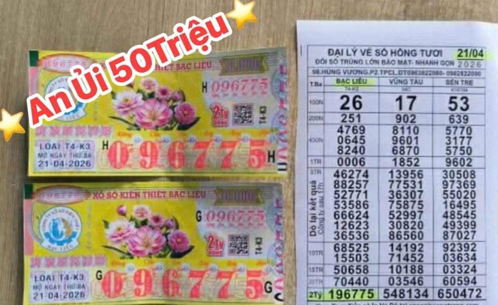 S&aacute;ng 22-4, lộ diện 2 tỉnh c&oacute; người tr&uacute;ng 2 giải độc đắc xổ số miền Nam - Ảnh 4.