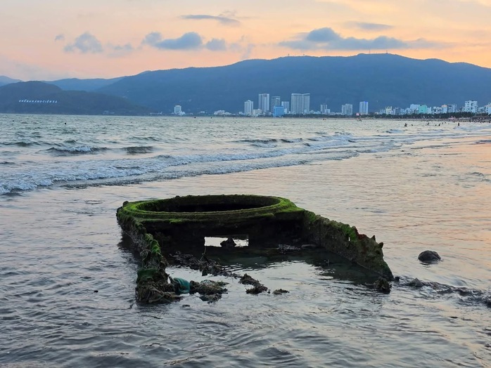 Cận cảnh "vật thể lạ" trồi lên trên bờ biển Quy Nhơn - Ảnh 7.