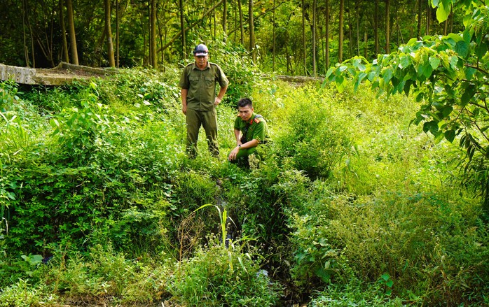 C05 Bộ Công an vào cuộc vụ nước giếng khoan nhà dân đổi màu tím bất thường - Ảnh 1.