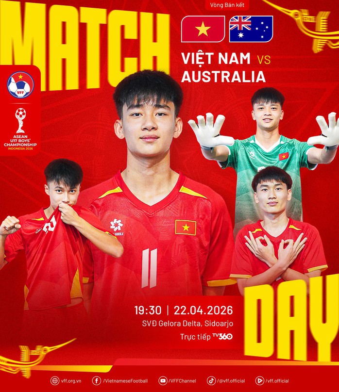 Trực tiếp U17 Việt Nam vs U17 &Uacute;c: Thử th&aacute;ch cực đại của thầy tr&ograve; HLV Roland - Ảnh 1.