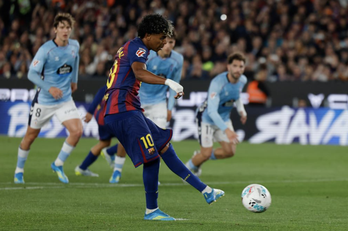 Yamal lập c&ocirc;ng, Barcelona tiến s&aacute;t ng&ocirc;i vương La Liga - Ảnh 1.
