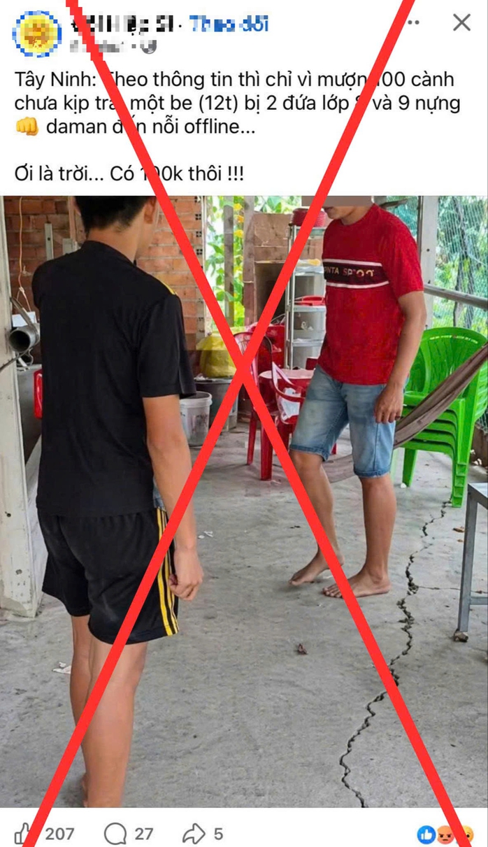 Thực hư vụ b&eacute; trai 12 tuổi bị đ&aacute;nh ở T&acirc;y Ninh: Tin tức mới nhất 2026 - Ảnh 1.