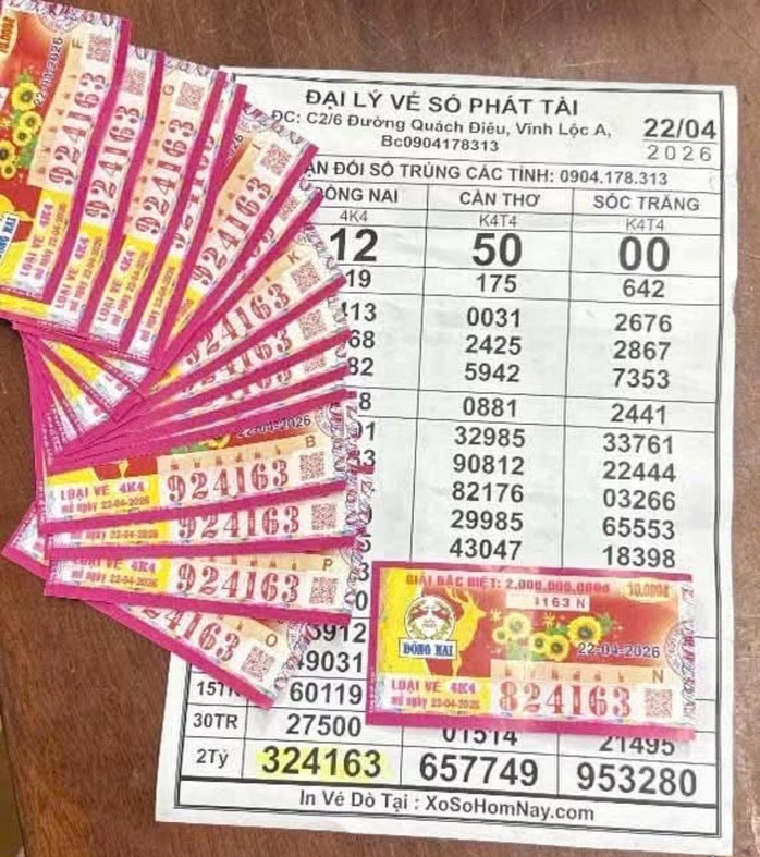 S&aacute;ng 23-4, TPHCM, T&acirc;y Ninh v&agrave; Vĩnh Long c&oacute; người tr&uacute;ng xổ số miền Nam - Ảnh 3.