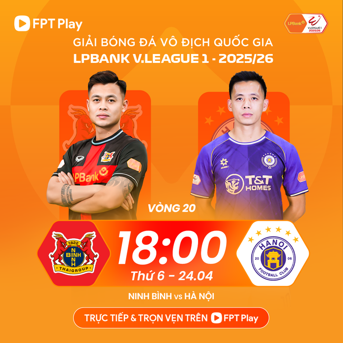 Ninh B&igrave;nh FC chạm tr&aacute;n H&agrave; Nội FC: Đại chiến v&igrave; tốp 3 - Ảnh 1.